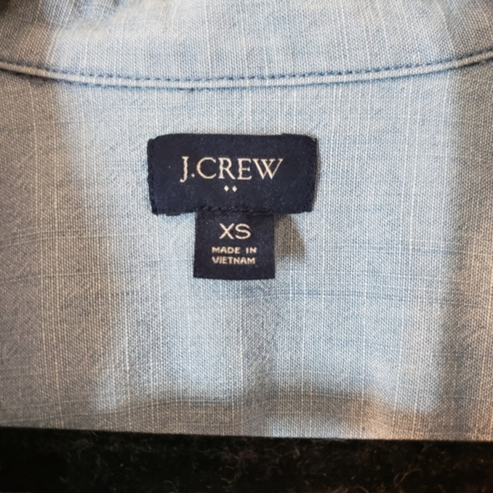 J.‎ Crew Denim Button Up XS - Picture 3 of 5